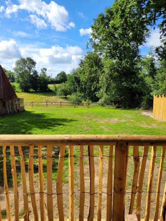 Roulotte Escapade Nature A Morainville - Normandie ภายนอก รูปภาพ