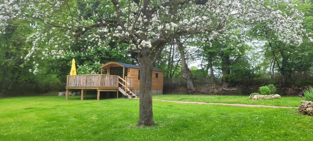 Roulotte Escapade Nature A Morainville - Normandie ภายนอก รูปภาพ